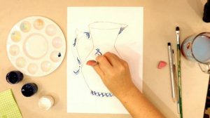 Как нарисовать Кувшин? Роспись ГЖЕЛЬ ?