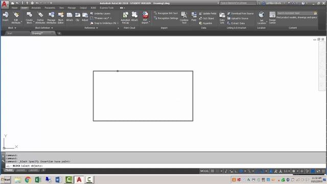 AutoCAD - create block - room ID смотреть онлайн