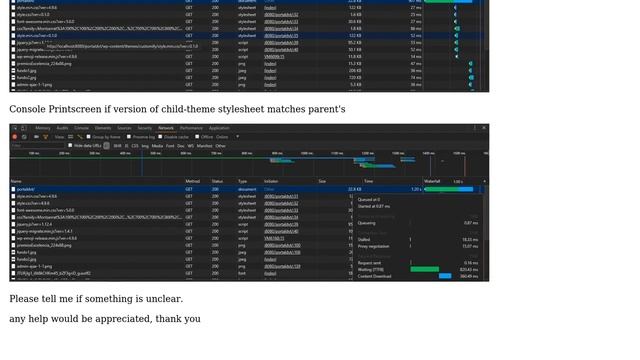 Wordpress: Wordpress Child Theme Stylesheet being loaded before Parent's minified .css смотреть онлайн