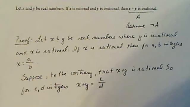 Discrete Mathematics: Proof by Contradiction - Rational and Irrational смотреть онлайн