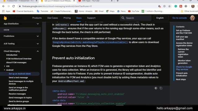 How to add Firebase push notification in android? Android Development Course For Beginners in Hind смотреть онлайн