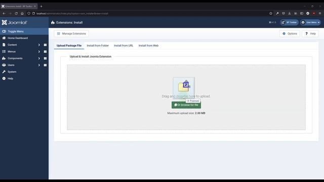 Installation of the BP Toolbar plug-in in Joomla! 4 смотреть онлайн