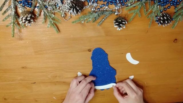 МК Дед Мороз из фоамирана смотреть онлайн