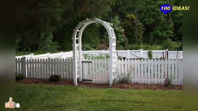 80 beautiful small fences! Decorative fences for the garden, front garden, flower beds! смотреть онлайн