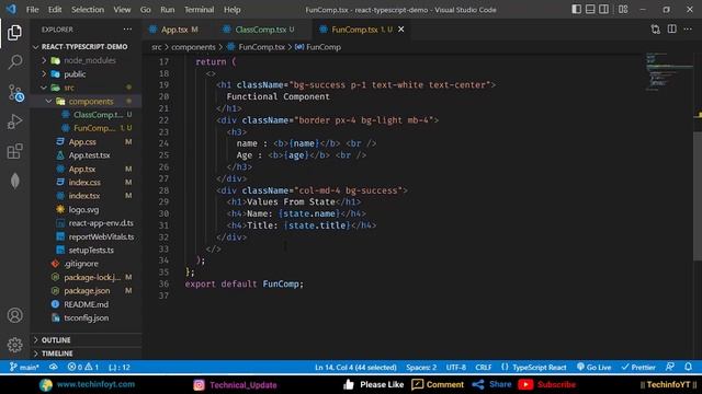 Handling State with react typescript смотреть онлайн