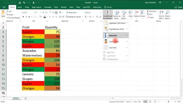 Excel Conditional Formatting Tutorial смотреть онлайн