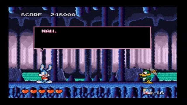 Tiny Toon Adventures - Buster's Hidden Treasure (Sega Megadrive / Genesis) Gameplay смотреть онлайн