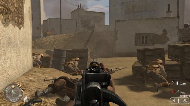 Call Of Duty 2 Британская Кампания ( Разгром Роммеля Часть 2) уровень ветеран смотреть онлайн