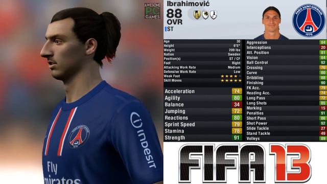 Zlatan Ibrahimovic evolution from FIFA 04 to FIFA 21 смотреть онлайн