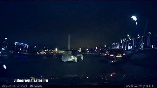 Видеорегистратор BlackVue DR550GW-2CH - пример видео 1080p день ночь смотреть онлайн