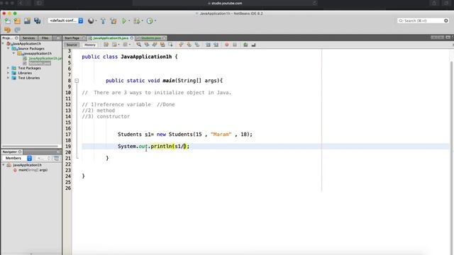 41 دورة جافا initialize object in Java смотреть онлайн