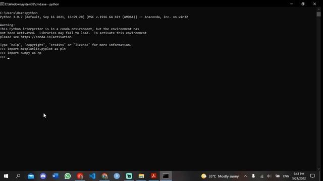 Plotting sin(x) and cos(x) with Python смотреть онлайн