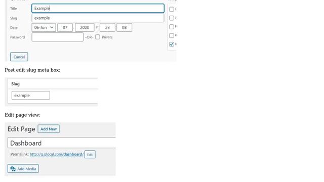 Wordpress: Edit Post Permalink option removed, looking for possible causes смотреть онлайн