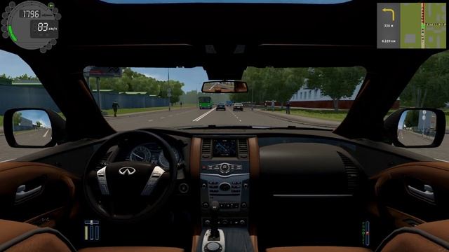 City car driving-Infiniti QX80 смотреть онлайн