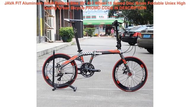Buy JAVA FIT Aluminium Adult Folding Bike 20" 451 Wheel 18 Speed Disc смотреть онлайн