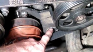 УАЗ Патриот. Натяжка ремня навесного оборудования.