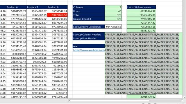 Excel Magic Trick 1426: Lookup Row & Column Headers From 2-Way Lookup Table with Unique Values смотреть онлайн