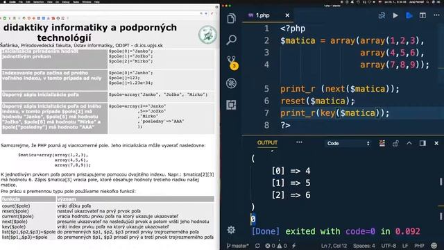 814 ? Funkcie pre prácu s premennou typu pole║PHP slovensky║ Programovanie s Yetim смотреть онлайн