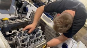Замена прокладок ГБЦ X25XE turbo