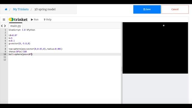 Building a 3D Python Model for the Motion of a Mass on a Spring смотреть онлайн