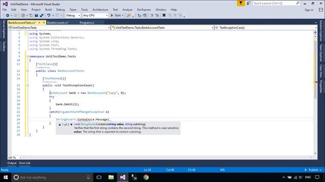 C# Tutorial - How to Create Unit Test | FoxLearn смотреть онлайн