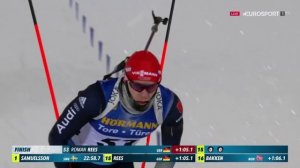 Биатлон. Кубок Мира 2021-2022. Этап 2 - Эстерсунд. Мужской спринт - Спринт мужчины 10 км 02.12.2021