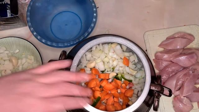 Тушеная Куриная Грудка с Овощами в Афганский казан. Кухня Аборигена. смотреть онлайн