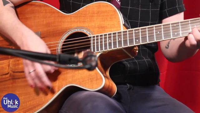 Takamine GN77KCE NAT - Hawaiian Koa Wood Acoustic! смотреть онлайн