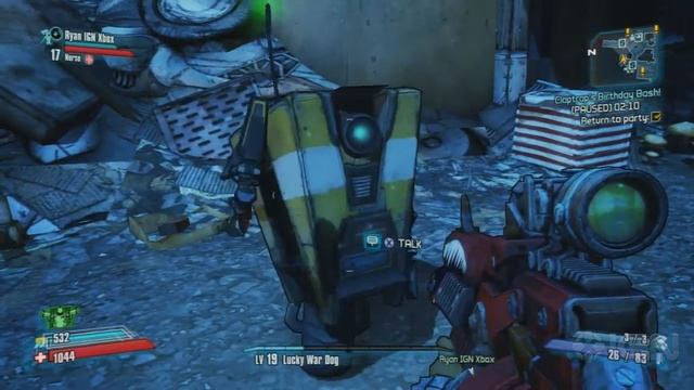 Borderlands 2 Walkthrough - Claptrap's Birthday Bash - Side Missions (Part 31) смотреть онлайн