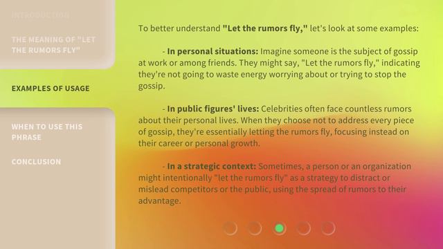Understanding the Phrase "Let the Rumors Fly" смотреть онлайн