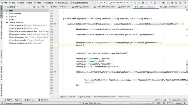 Pt.2. Register User & Upload Image | ContactsApp | Firebase Tutorial смотреть онлайн