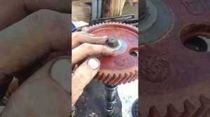 Змз 402 установка шестерни грм часть 2