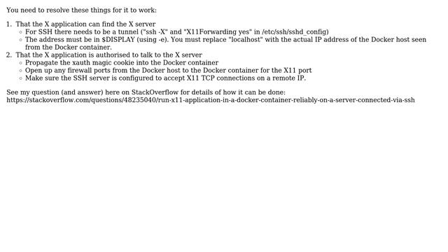 X11 forwarding from a docker container in remote server (3 Solutions!!) смотреть онлайн