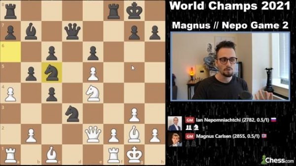 2021 World Chess Championship (Game 2)