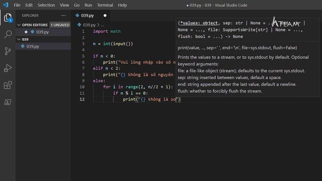 Bài tập #Python tự luyện -Bài 39: Kiểm tra n có phải số nguyên tố không |#Kteam #Howkteam смотреть онлайн