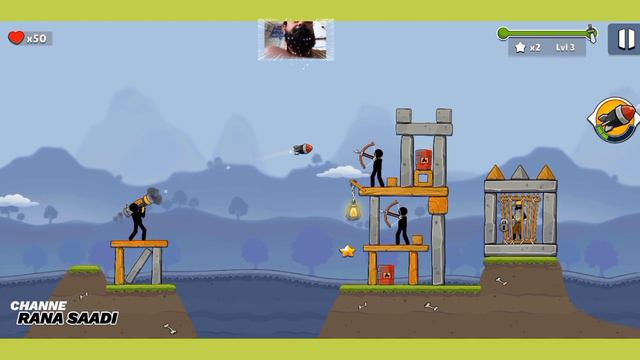 Boom Stick: Bazooka Puzzles | BOOM STICK BAZOOKA PUZZLES - Walkthrough Gameplay #games @RanaSaadi
