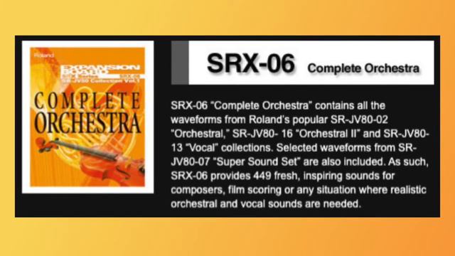 ROLAND SRX Wave Expansion Boards Demo CD смотреть онлайн