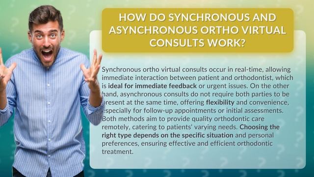 How Do Synchronous and Asynchronous Ortho Virtual Consults Work? смотреть онлайн