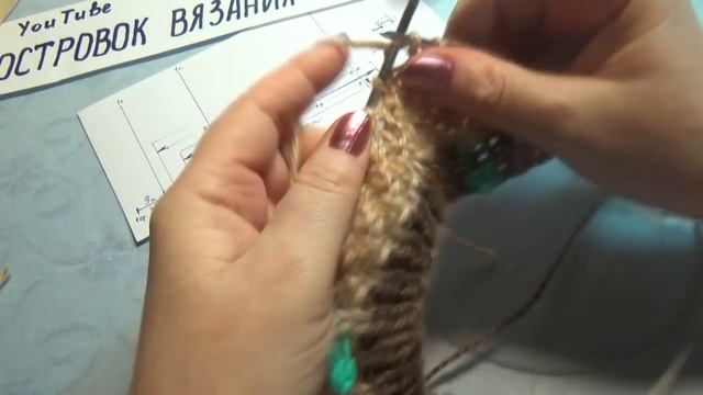 Вязание спицами . ТЕПЛЫЙ КОМБИНЕЗОН ДЛЯ МАЛЫША #225 смотреть онлайн