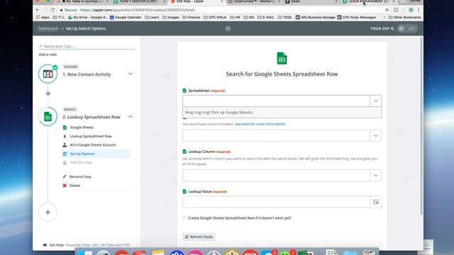 2017:8:9 Zapier Lead management excel sheet смотреть онлайн