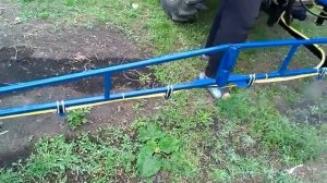 Самодельный опрыскиватель для мини трактора