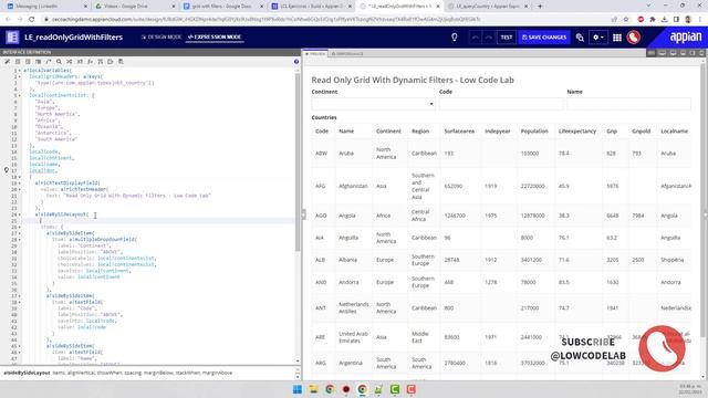 Appian | Readonly Grid With Filters смотреть онлайн