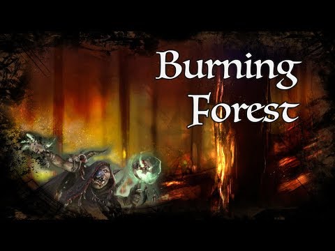 D&D Ambience - Burning Forest смотреть онлайн