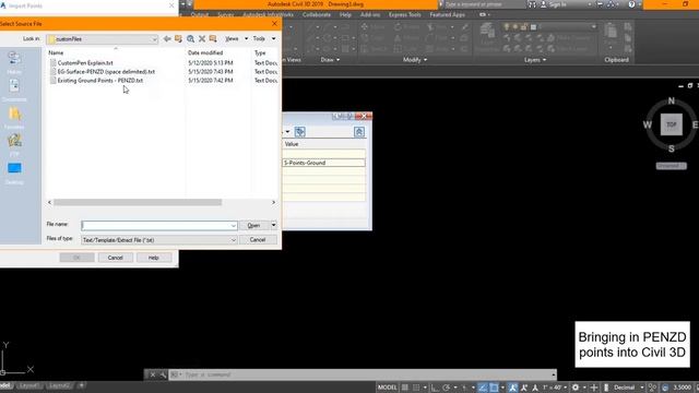 1-Bringing in PENZD points into Civil 3D смотреть онлайн