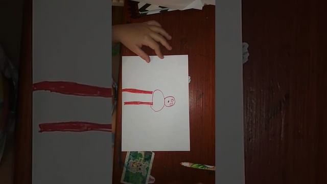 Новогоднее видео - Рисуем Дед мороза. ч.1 смотреть онлайн