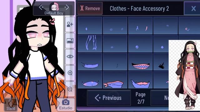 creating nezuko kamado in gacha art смотреть онлайн