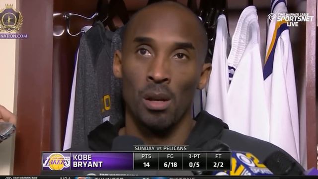 Kobe Bryant Post Game Interview - Words Of Wisdom