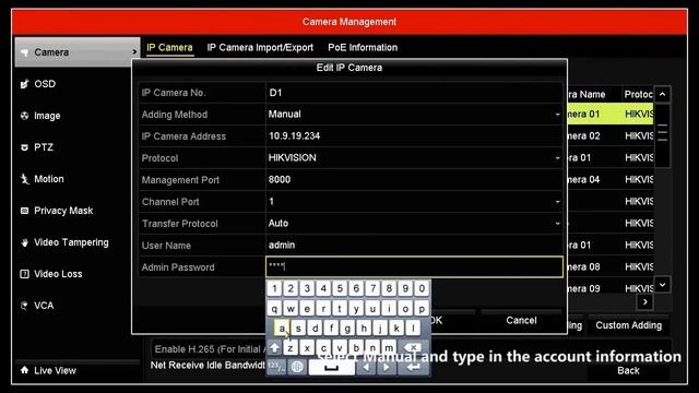 How to add new IP Camera in hikvision NVR смотреть онлайн