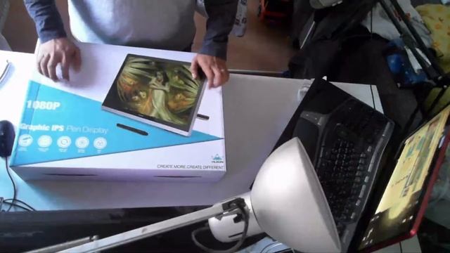 Opening of my Huion gt-220 смотреть онлайн