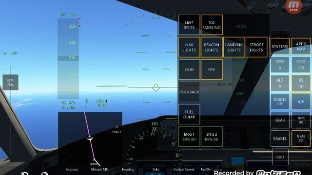 infinite Flight simulator. Boeing 777-300 ER/KSFO - KNUQ. смотреть онлайн